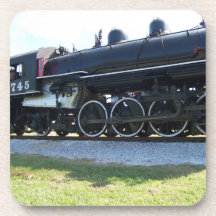Train à vapeur Set de dessous de verre