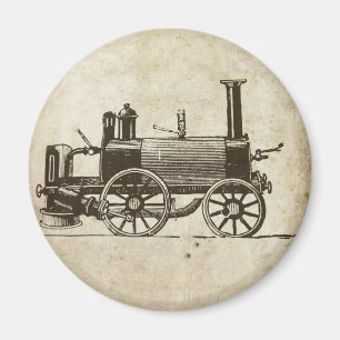 Train Antique Toy Steam Train Motor Magnet