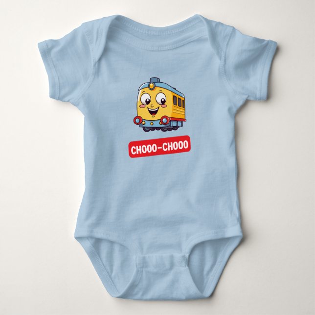 Train Baby Bodysuit Baby Strampler (Vorderseite)
