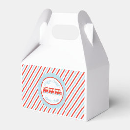Train Birthday Gable Favor Box Geschenkschachtel