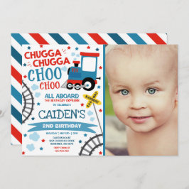 Train Birthday Invite Chugga Chugga Choo Choo Einladung
