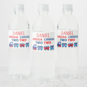 Train Birthday Water Bottle Étiquettes pour un gar
