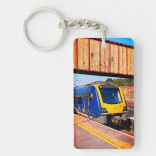 Train bleu et jaune