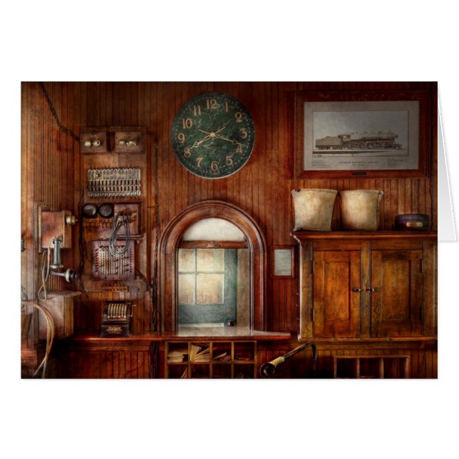 Train - Bureau - Fenêtre des preneurs de billets (Devant horizontal)