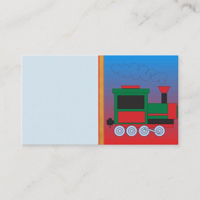 Train Business Card Visitenkarte (Vorderseite)