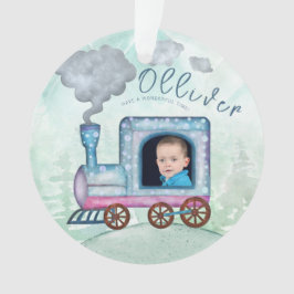 Train Choo Choo Alle an Bord des Fotos Ornament