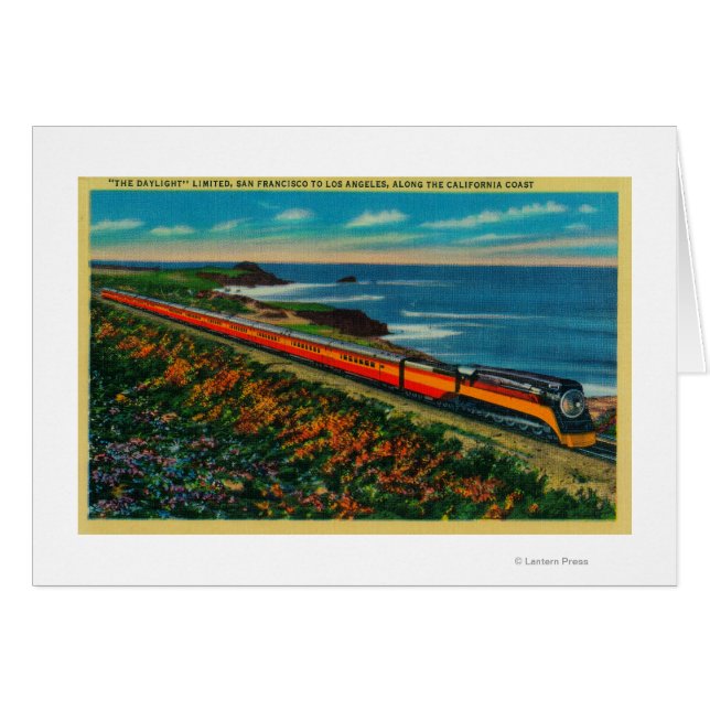 Train Daylight Limited sur la Californie (Devant horizontal)
