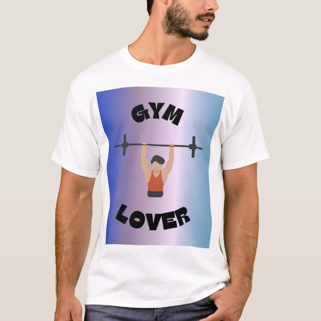 Train Dur, Ascenseur Lourd - T-shirt Gym Lover (Devant)