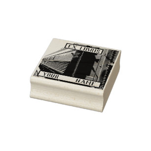 Train Ex Libris Buchzeichen Gummistempel