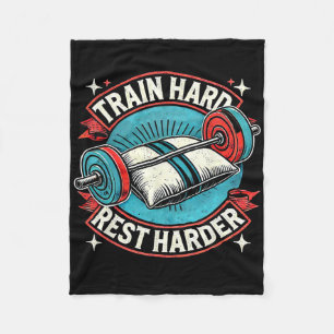 Train Hart Erholung Harder Barbell Bodybuilding 1 Fleecedecke