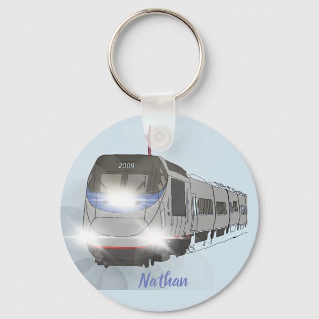 Train keychain for train lovers schlüsselanhänger (Vorderseite)