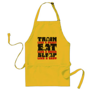 Train like a Beast - Gym und Fitness Motivation Schürze
