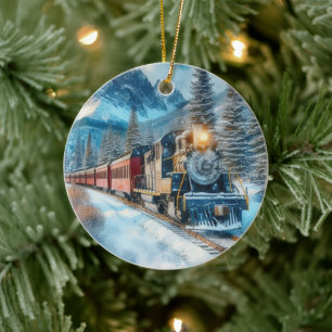 Train Lover Weihnachtsgeschenk Ornament