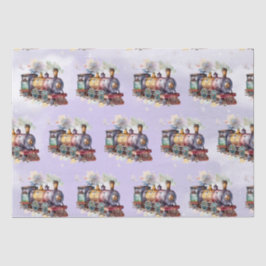 Train Motor Boy Birthday Seidenpapier