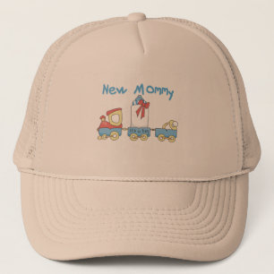 Train New Mommy of Boy Tshirts and Gifts Truckerkappe