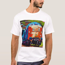 Train Painting - Gift for Train Enthusiasts T-Shirt
