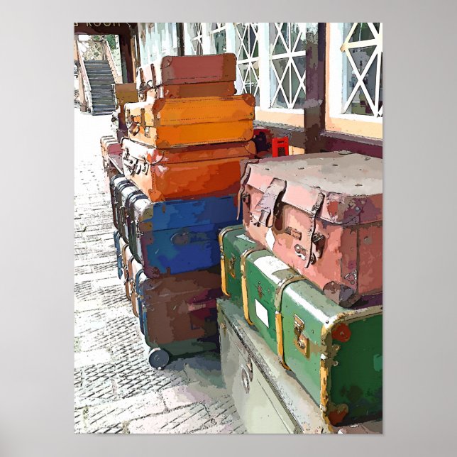 TRAIN STATIONS POSTER (Vorne)