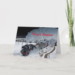 Train Steam Locomotive Snow Foto Weihnachten