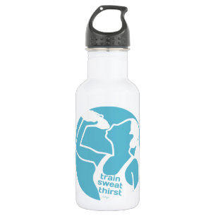 TRAIN SWEAT DRITTEL (F) blau Edelstahlflasche