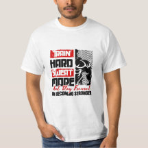 Train Sweat Rester focalisé Gras Rouge T-shirt Des