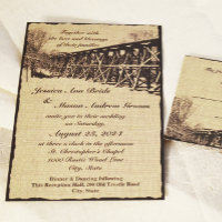 Train Trestle Rustic Wedding