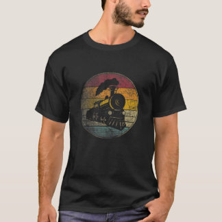 Train Vintager Not leidender Retro Engineer Motor  T-Shirt