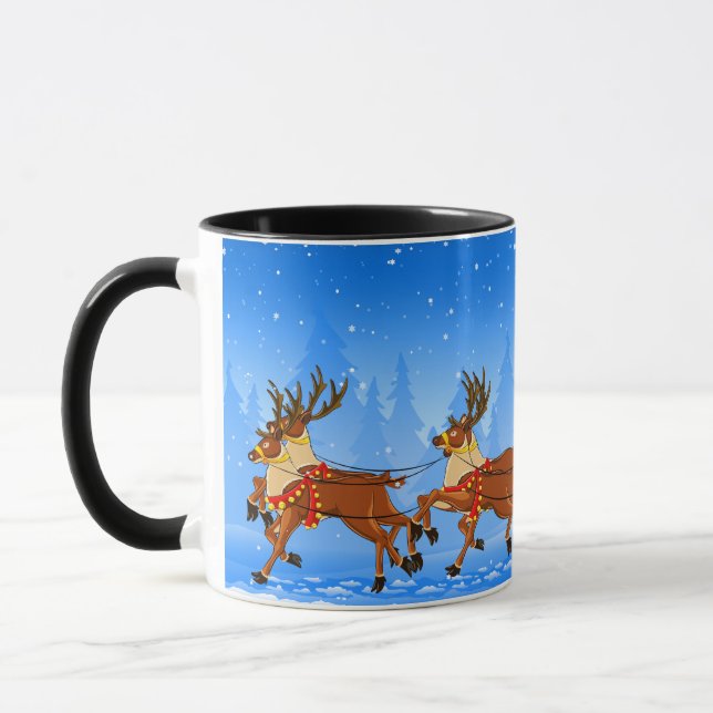 Traineau du Père Noël Tasse (Links)