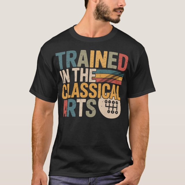 Trained In The Classical Arts Speed Manual  T-Shirt (Vorderseite)