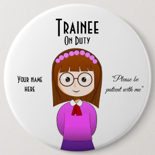 Trainee auf der 6-Zoll-Round-Button Button