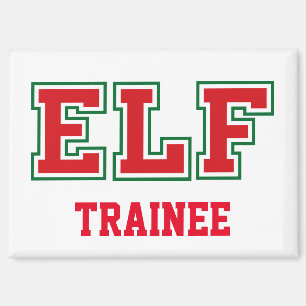 TRAINEE Christmas ELF Magnet