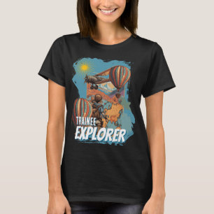Trainee Explorer Abenteuer Mädchen T-Shirt