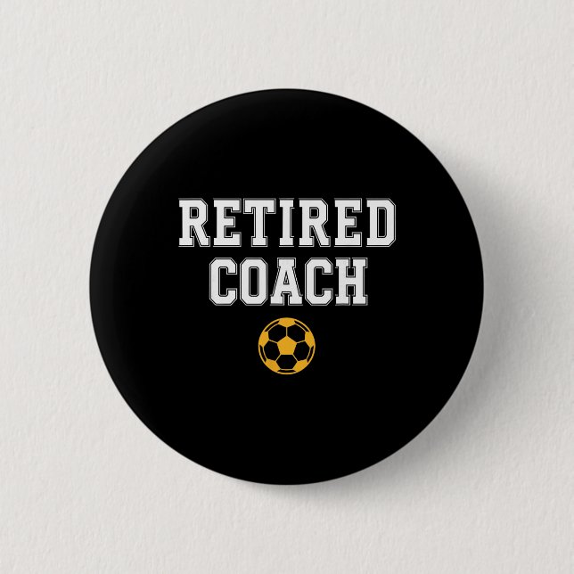 Trainer a.D. Fußballteam Mentor  Button (Vorderseite)