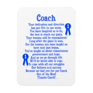 Trainer danken Ihnen Magnet