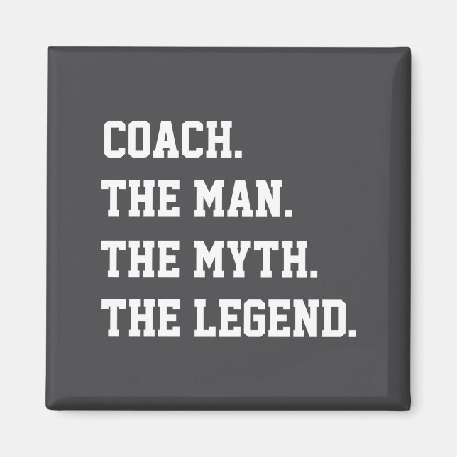 Trainer Der Mann Der Mythos Die Legende  Magnet (Vorne)