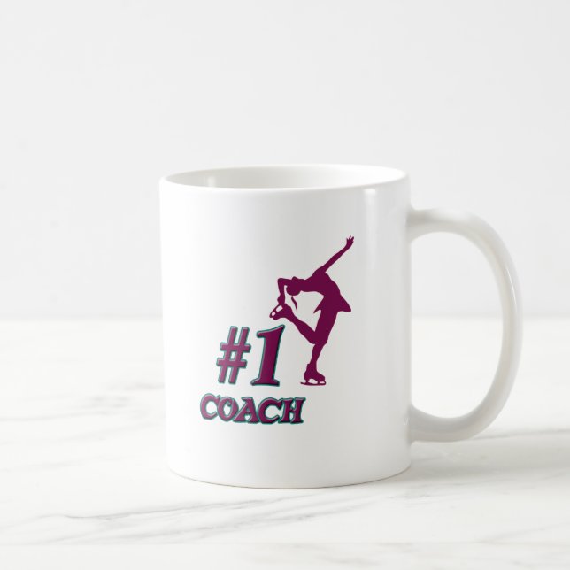 Trainer der Zahl-#1 Kaffeetasse (Rechts)