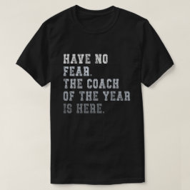 Trainer des gecoacht Jahres Vater T-Shirt