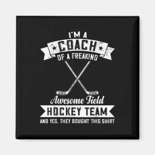 Trainer einer verdammt großartigen Feldhockey-Mann Magnet