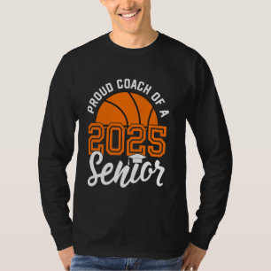 Trainer eines leitenden Basketball-Abschlusses der T-Shirt