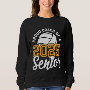 Trainer eines Senior Volleyball Abschluss Klasse 2 Sweatshirt