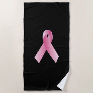 Trainer für eine mächtige cause_Pink Band-Kampagne Strandtuch