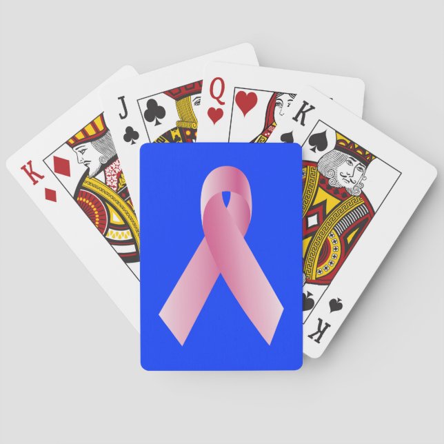 Trainer für eine Ursache_Pink-Multifunktionskampag Spielkarten (Rückseite)