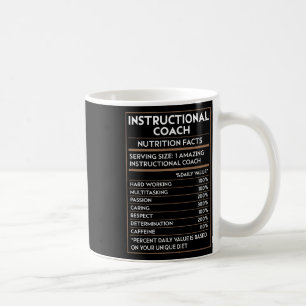 Trainer für Lehrer Ernährungsfakten Rücken T Kaffeetasse