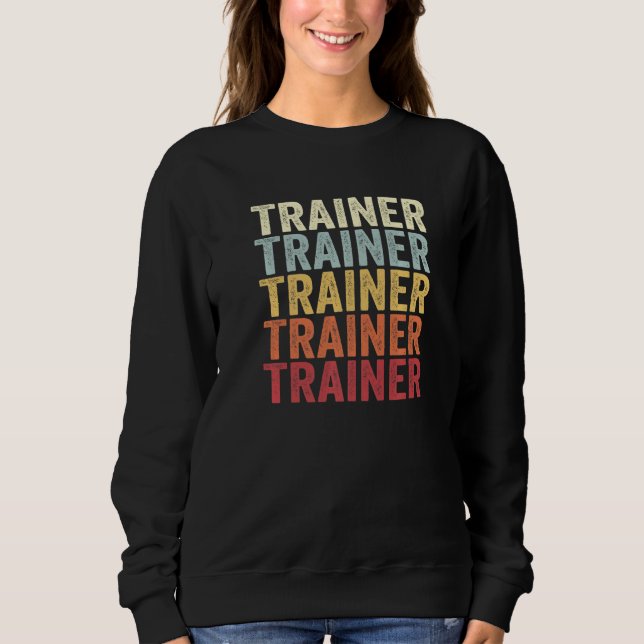 Trainer Pennsylvania Trainer PA Retro Vintage Text Sweatshirt (Vorderseite)