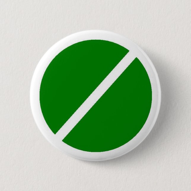 Trainer-rotes Hut-Button Button (Vorderseite)