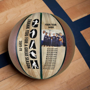 Trainer-Silhouette-Team-Spielernamen und Foto Basketball