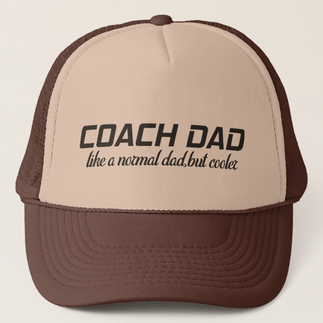 Trainer Vater wie ein normaler Vater, aber cooler Truckerkappe (Vorderseite)