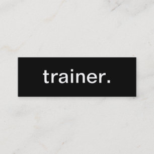 Trainer-Visitenkarte Mini Visitenkarte