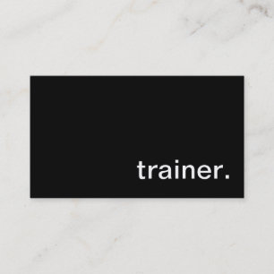 Trainer-Visitenkarte Visitenkarte