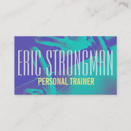 Trainerturnhallen-Artabdeckung der Fitness Visitenkarte