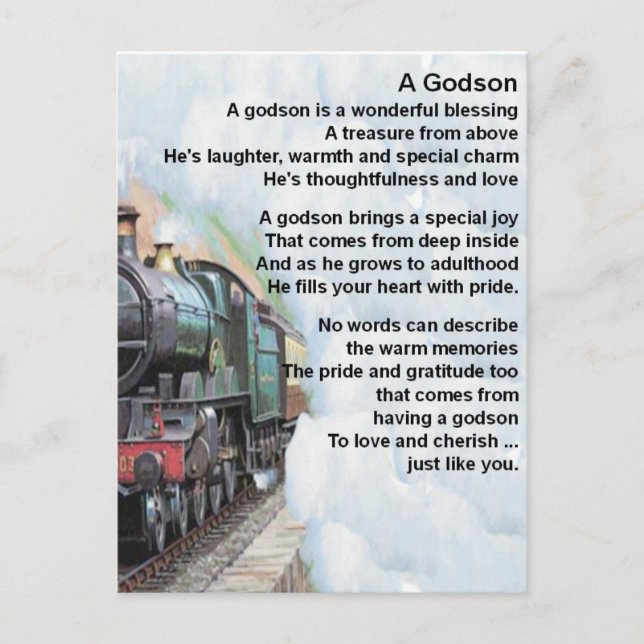      TrainGodson Geem Postkarte (Vorderseite)
